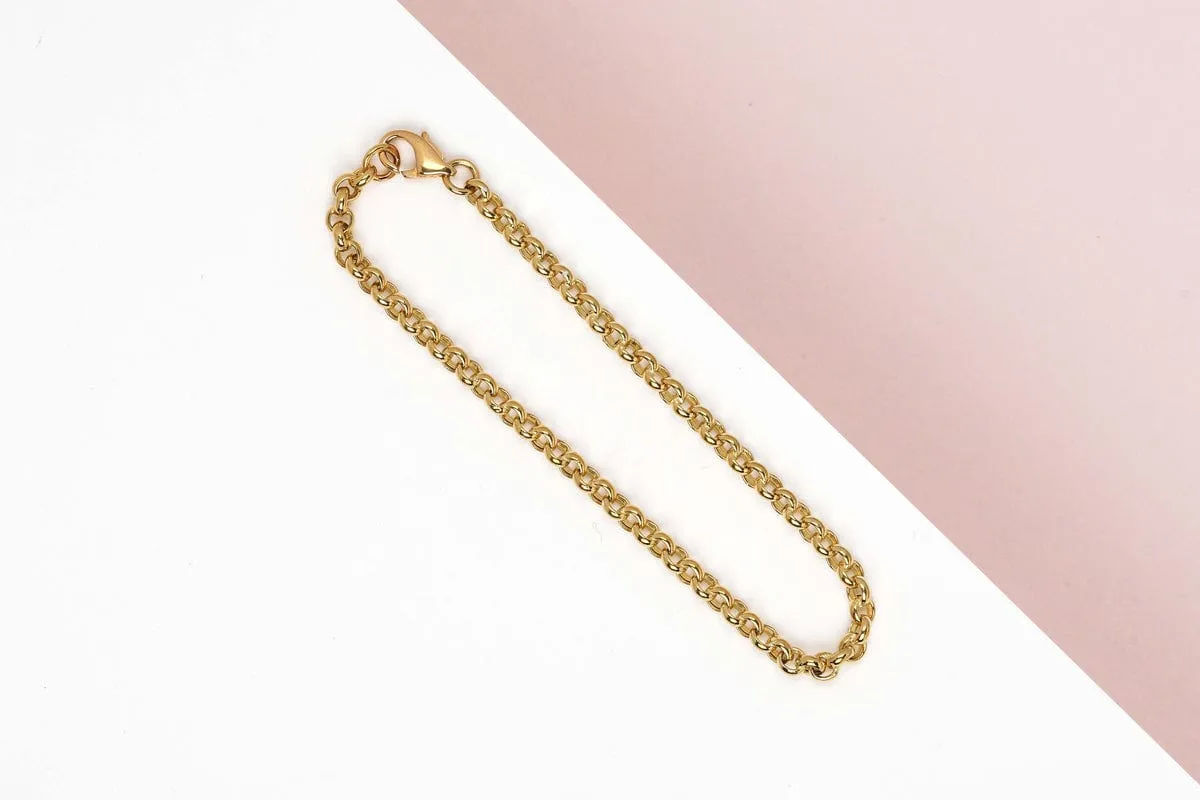 Bracelet en or jaune - 20,5 cm sold by 58 Facettes