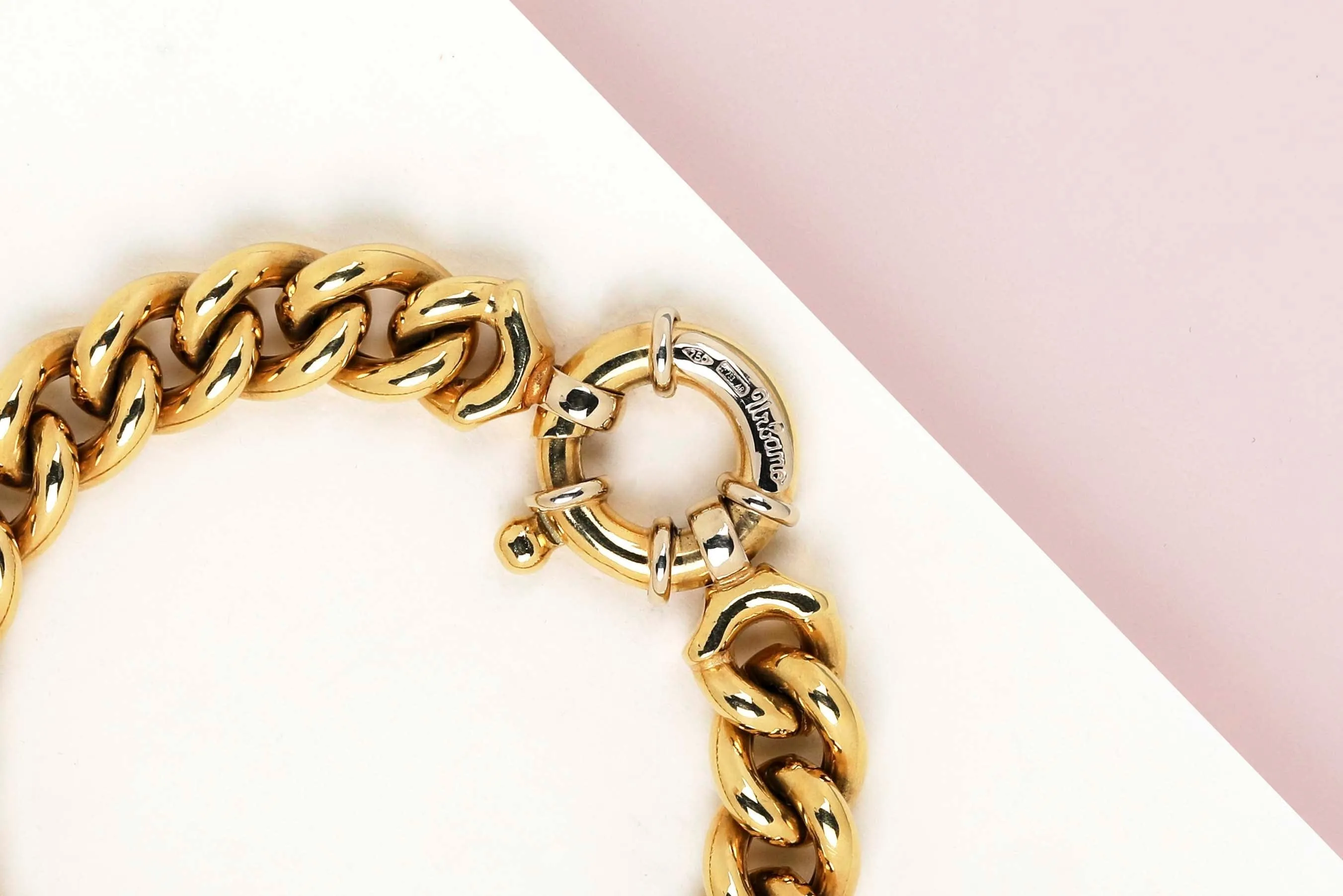 Bracelet en or jaune sold by 58 Facettes product image thumbnail 2