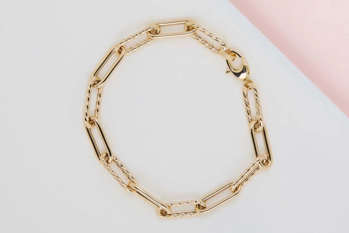 Bracelet en or jaune - 20 cm sold by 58 Facettes