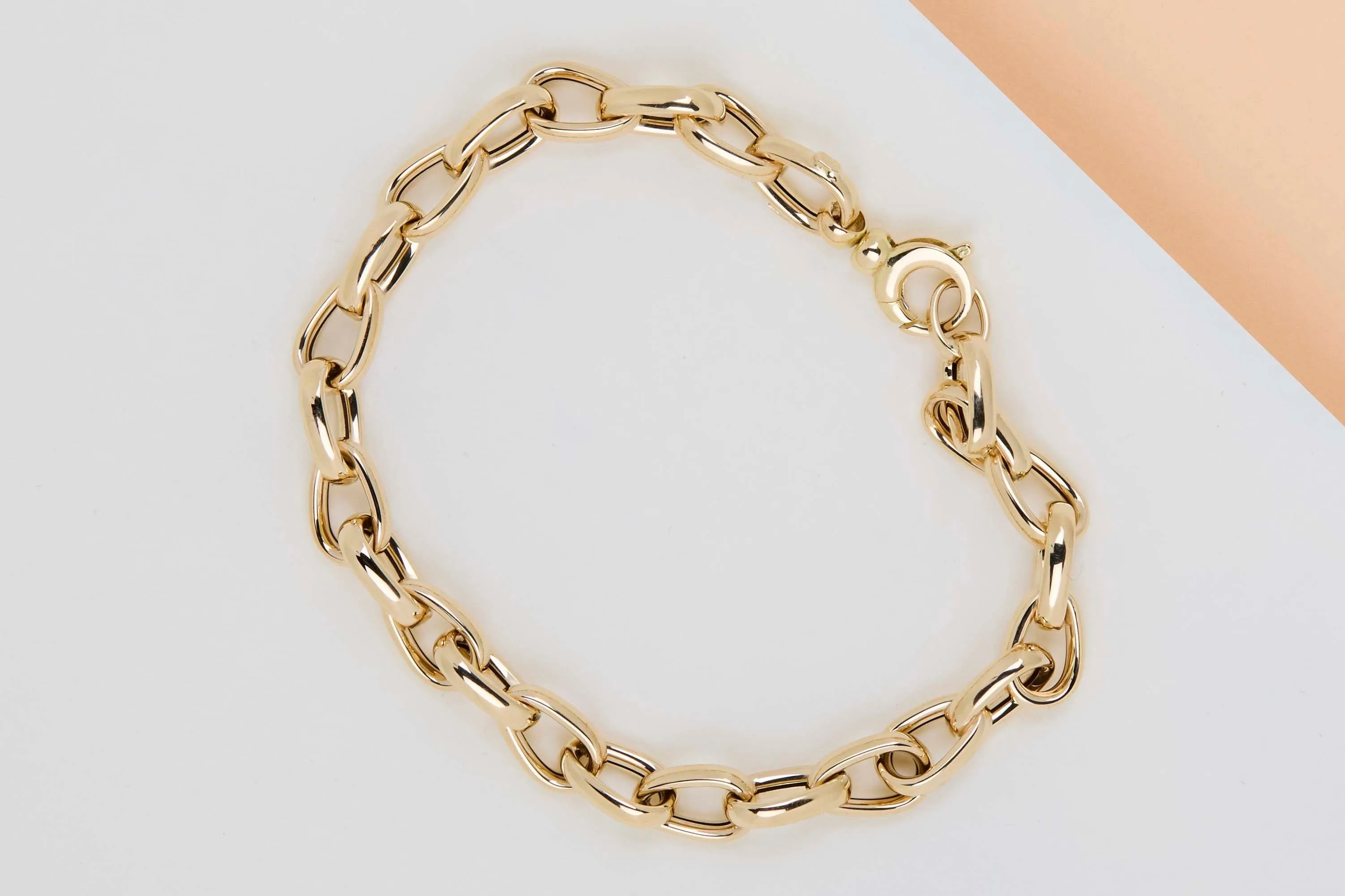 Bracelet en or jaune - 19 cm sold by 58 Facettes