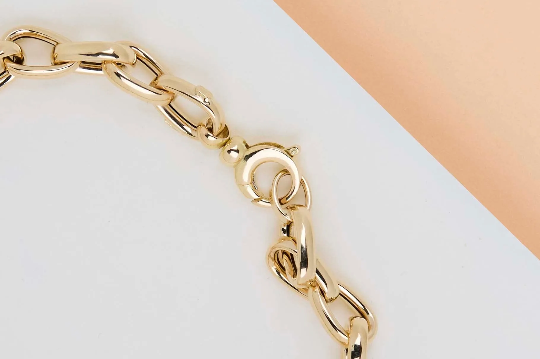 Bracelet en or jaune - 19 cm sold by 58 Facettes product image thumbnail 2