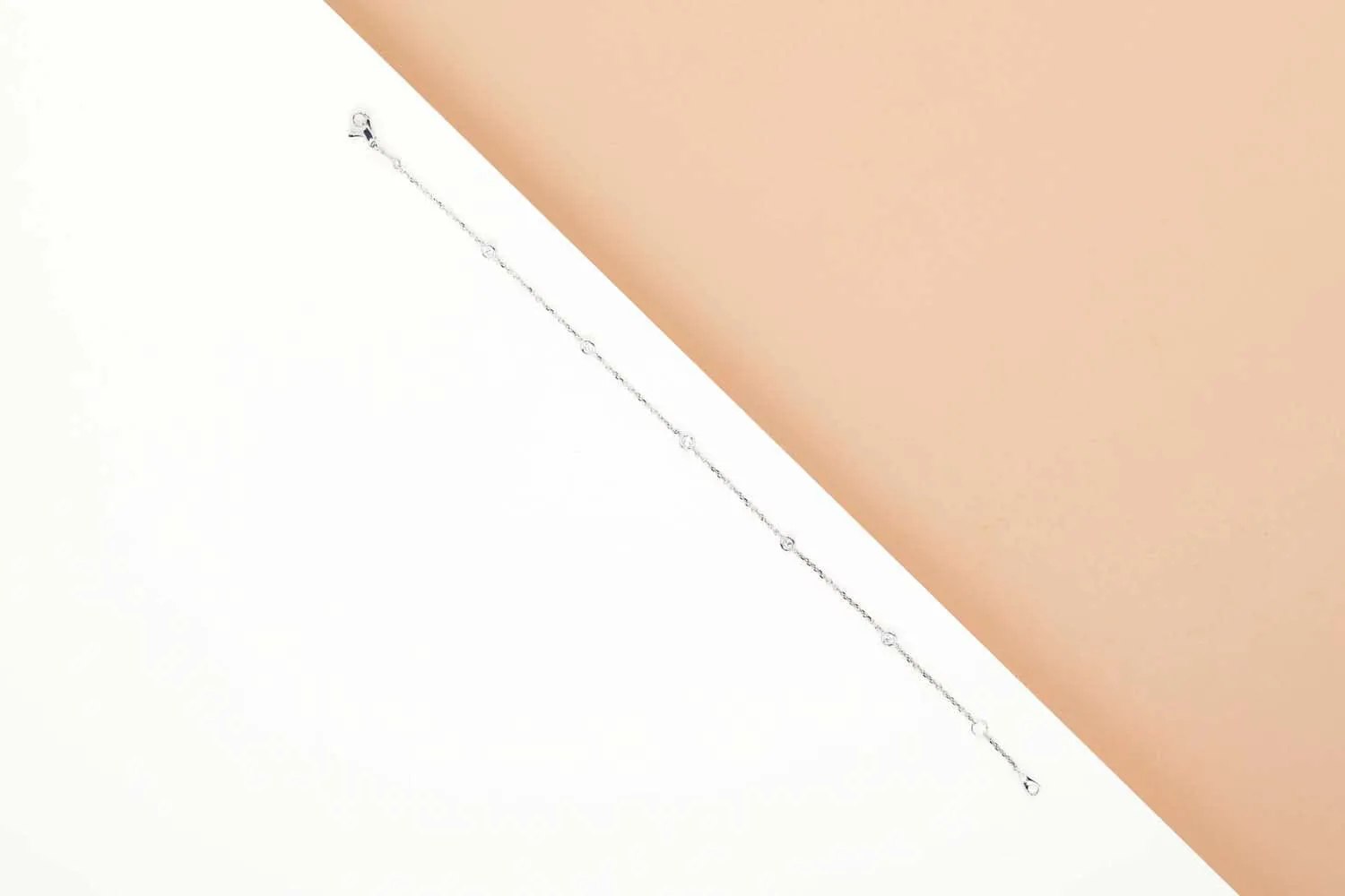 Bracelet - Or blanc - 19 cm sold by 58 Facettes product image thumbnail 3