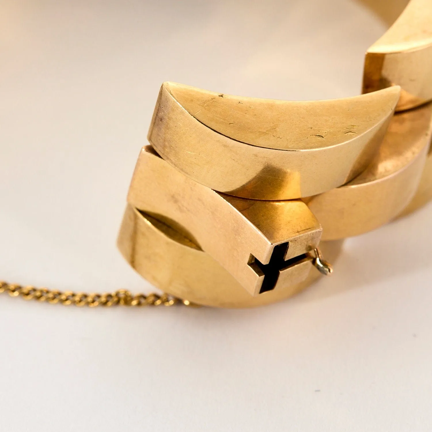 Bracelet Tank or jaune sold by 58 Facettes product image thumbnail 5