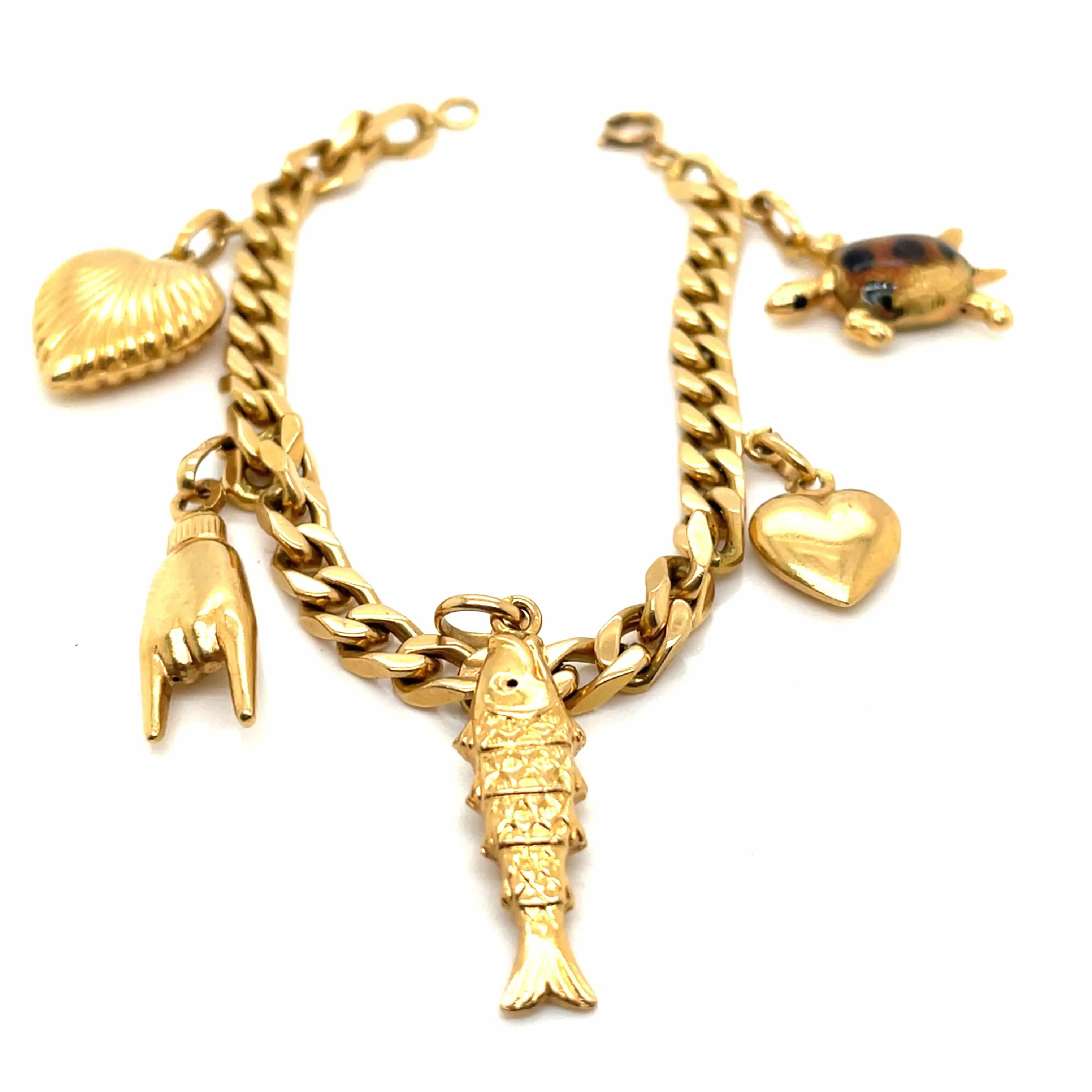 Bracelet Charms Or Jaune sold by 58 Facettes