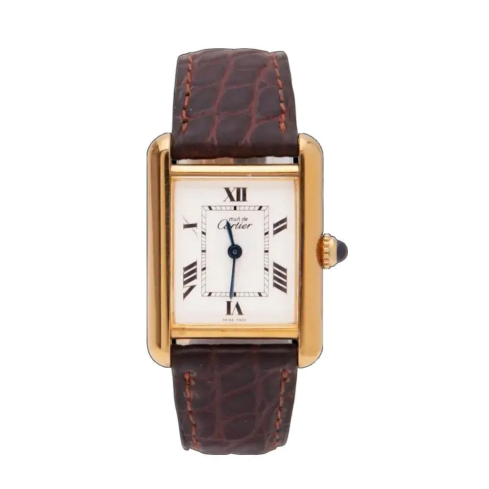 CARTIER - Montre Tank Must Vermeil sold by 58 Facettes