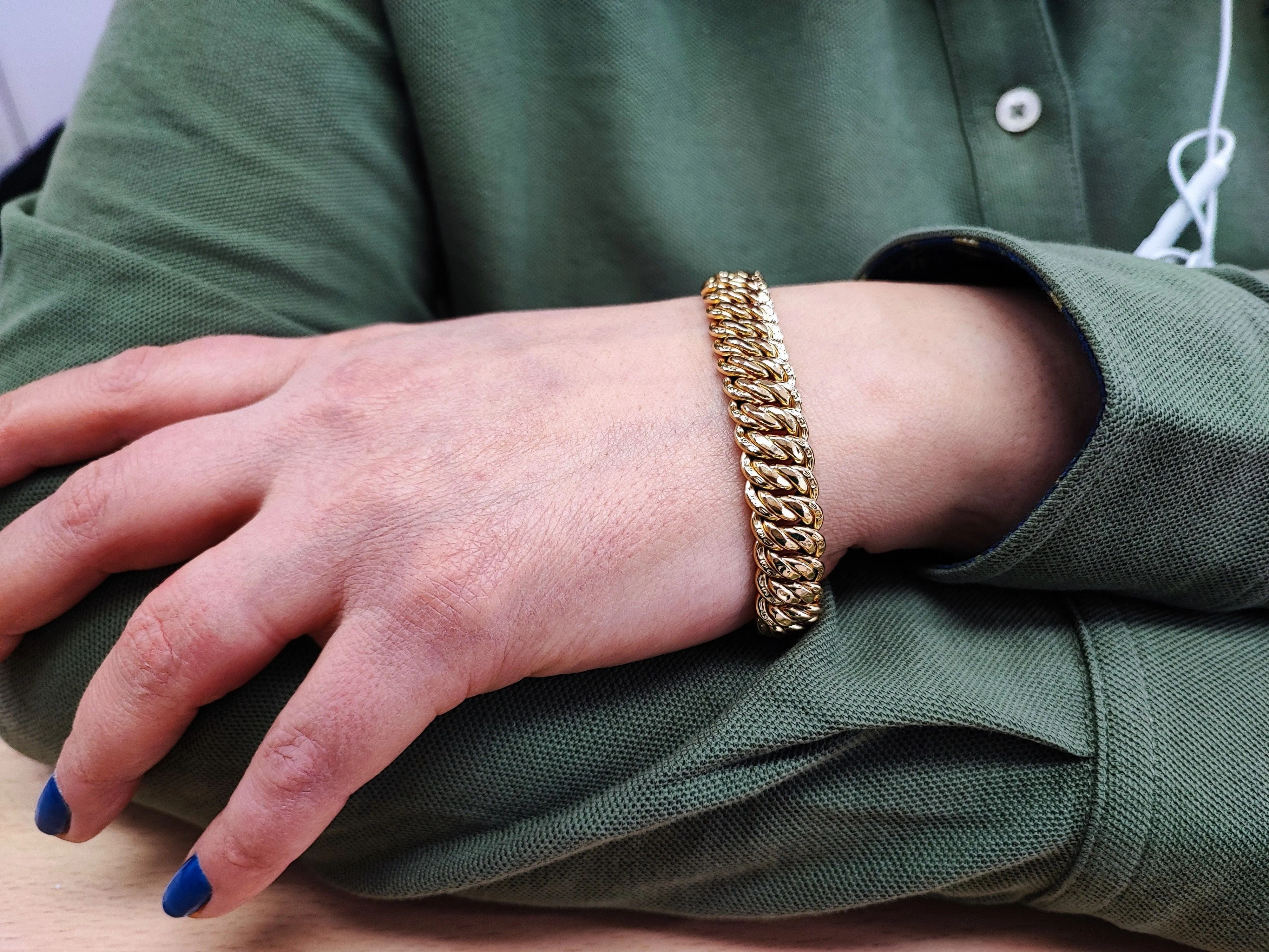 Bracelet maille américaine sold by 58 Facettes product image thumbnail 2