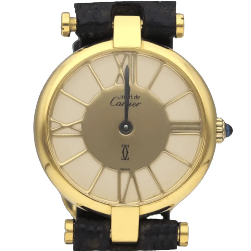 Cartier Montre Must De Cartier Vermeil sold by 58 Facettes