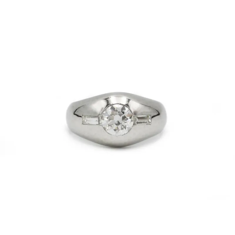 Bague Platine & Diamants sold by 58 Facettes