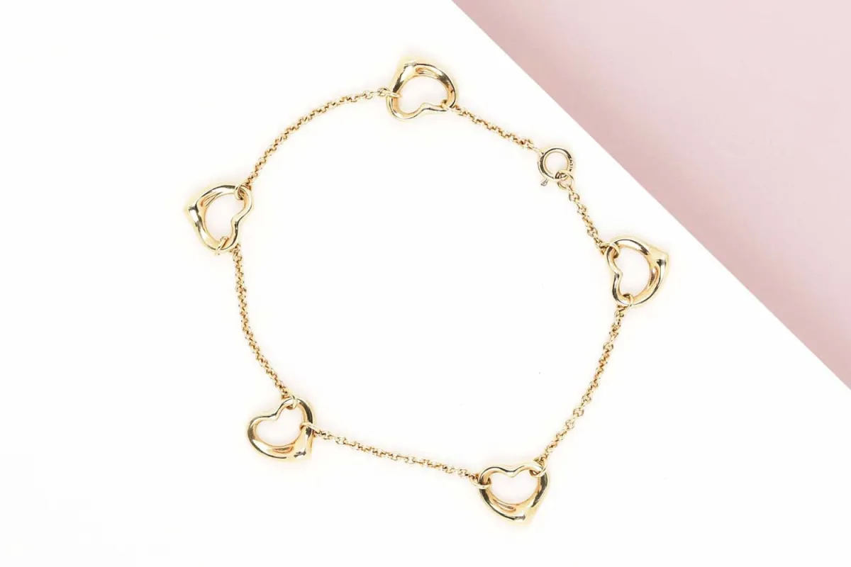 Bracelet Cœur Ouvert Elsa Peretti - Or Jaune sold by 58 Facettes