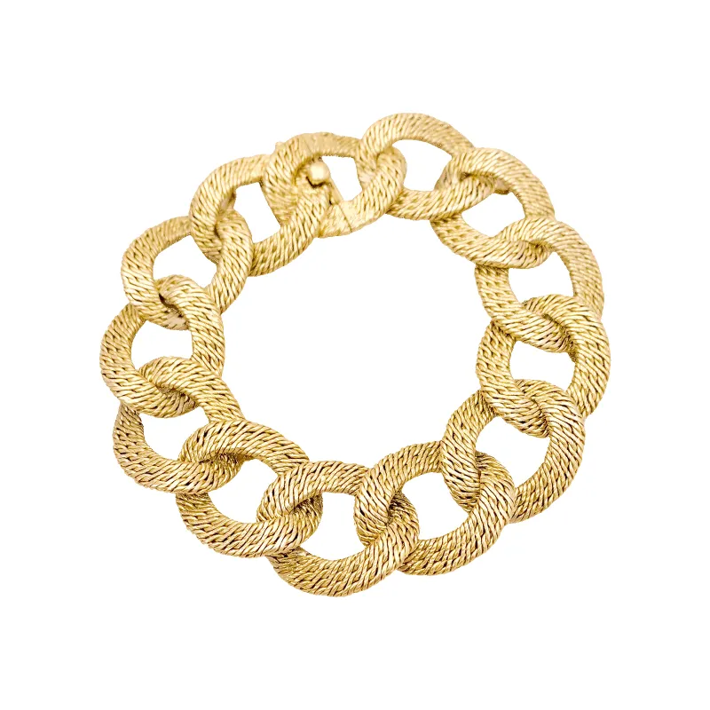 Bracelet Georges Lenfant, maillons "paillettes". sold by 58 Facettes