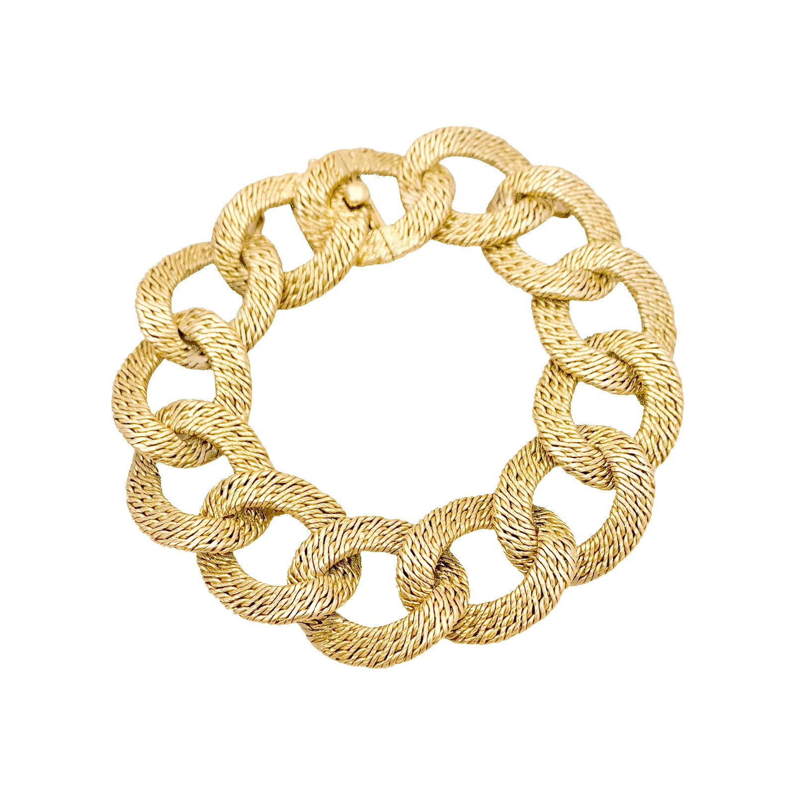 Bracelet Georges Lenfant, maillons "paillettes". sold by 58 Facettes