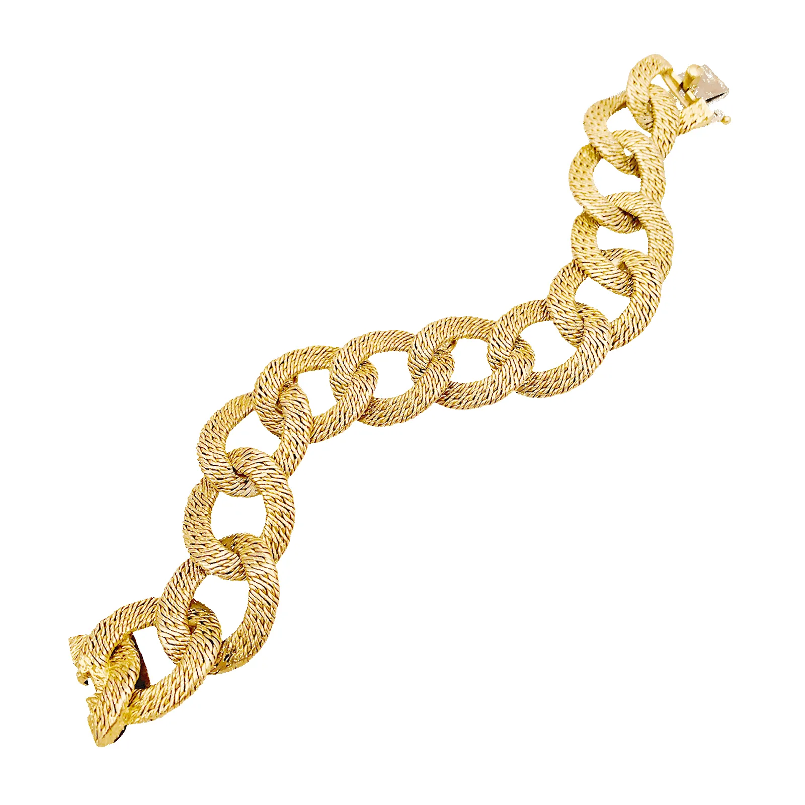 Bracelet Georges Lenfant, maillons "paillettes". sold by 58 Facettes product image thumbnail 5