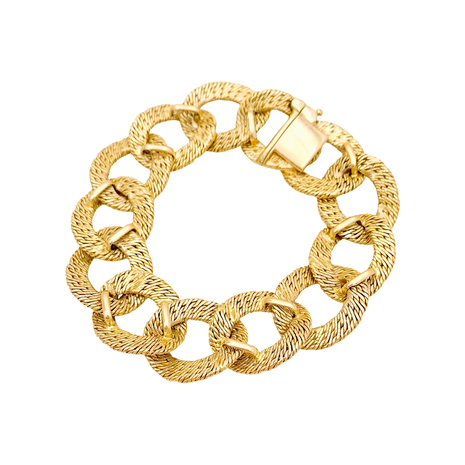 Bracelet Georges Lenfant, maillons "paillettes". sold by 58 Facettes product image thumbnail 3