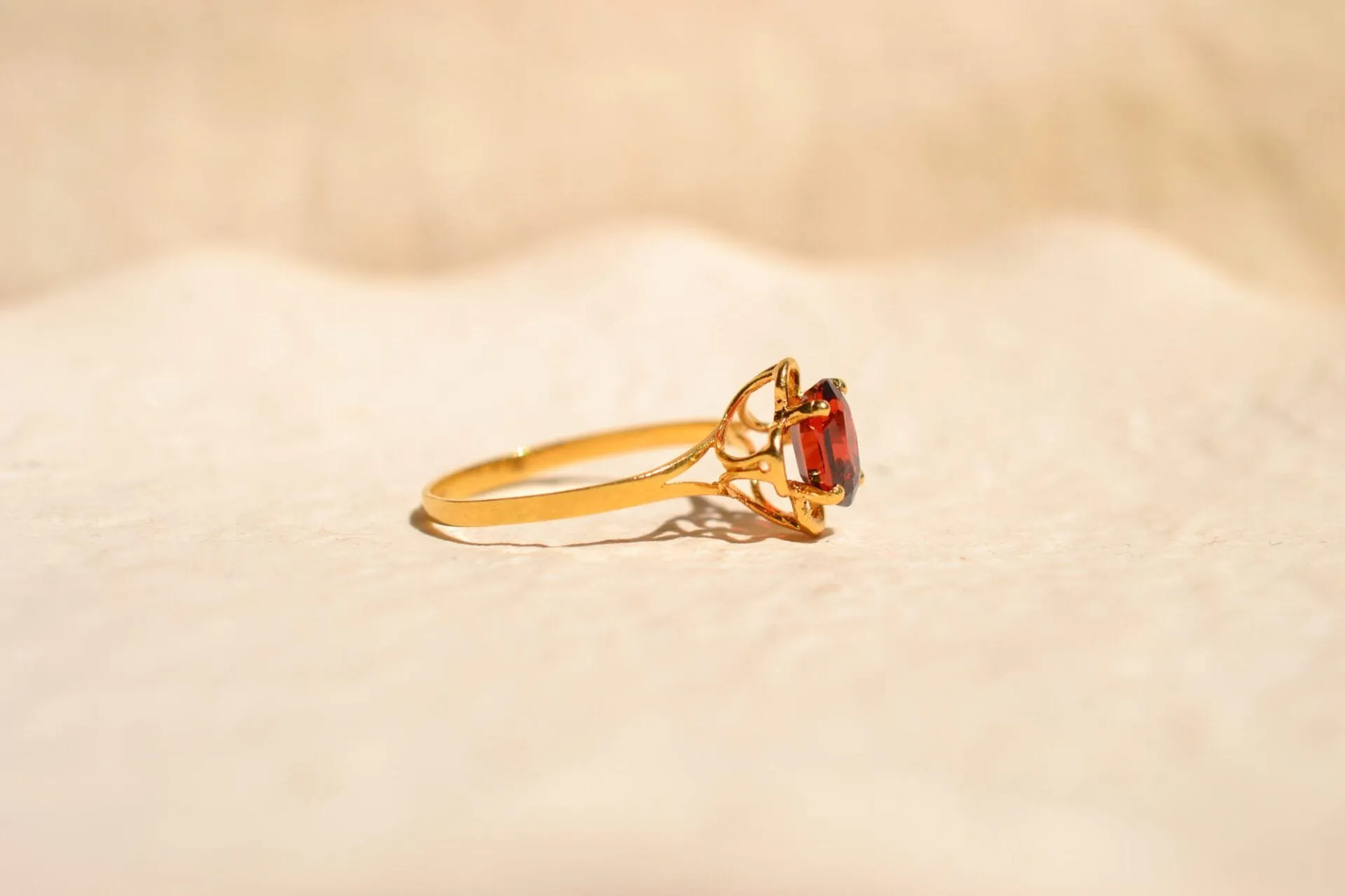 Bague Grenat quadrilobée sold by 58 Facettes product image thumbnail 3