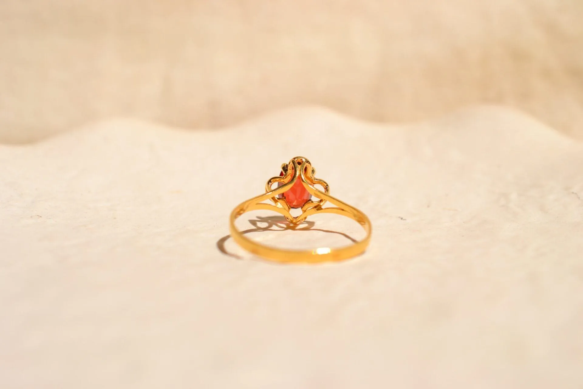 Bague Grenat quadrilobée sold by 58 Facettes product image thumbnail 4