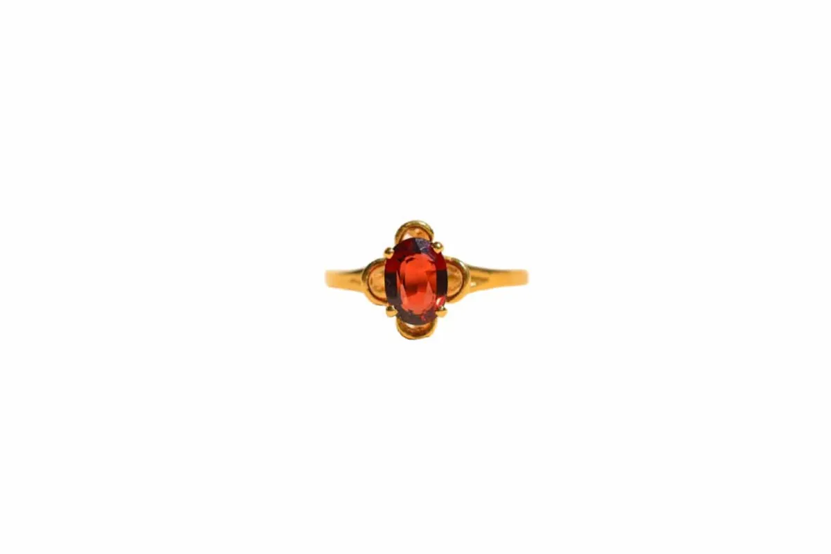 Bague Grenat quadrilobée sold by 58 Facettes