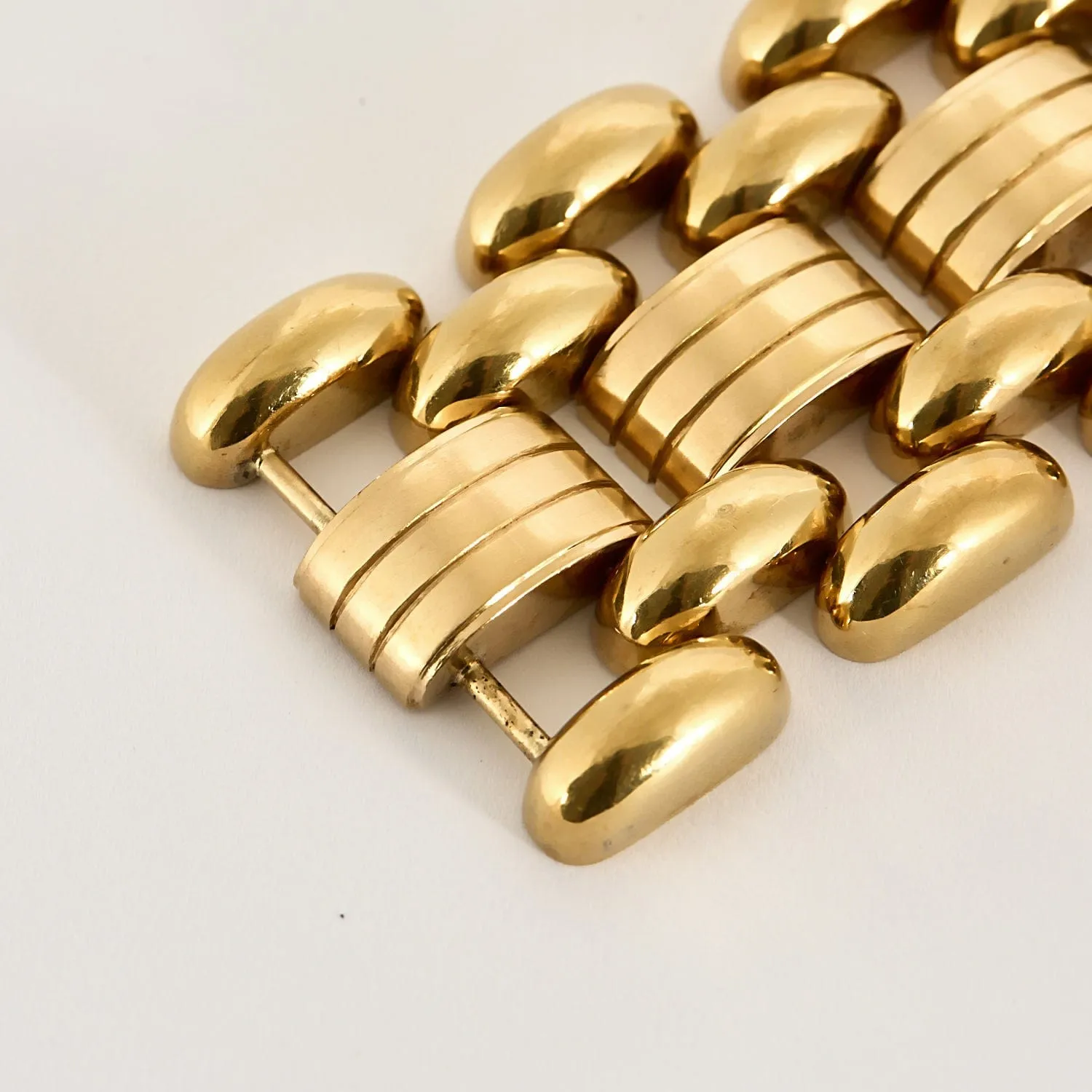 Bracelet Tank en or jaune sold by 58 Facettes product image thumbnail 4