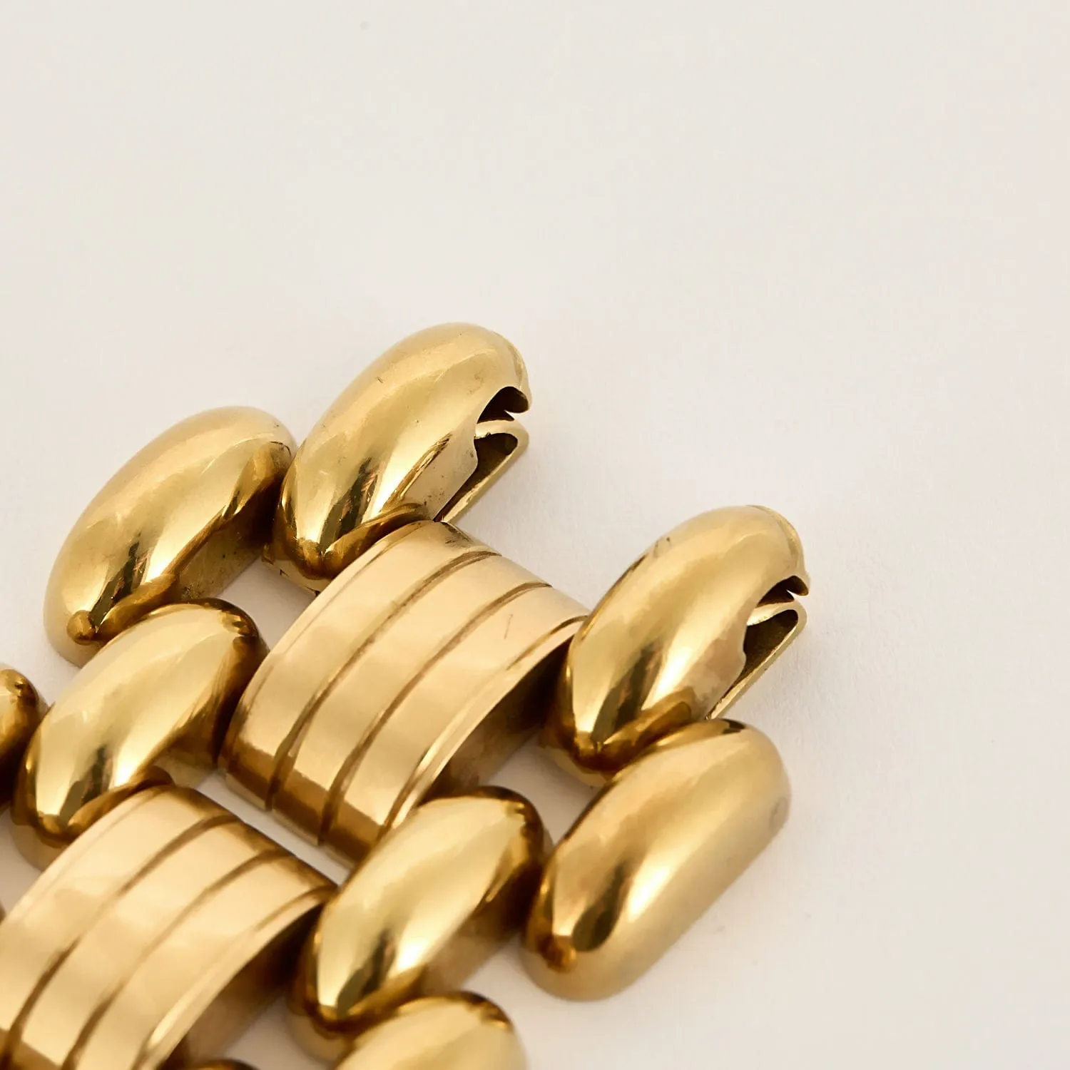 Bracelet Tank en or jaune sold by 58 Facettes product image thumbnail 5