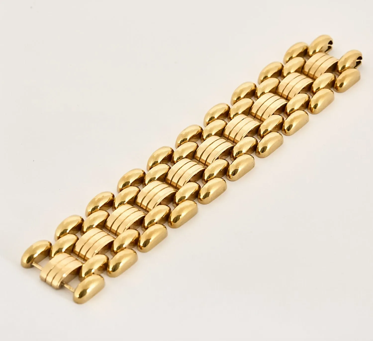 Bracelet Tank en or jaune sold by 58 Facettes product image thumbnail 3