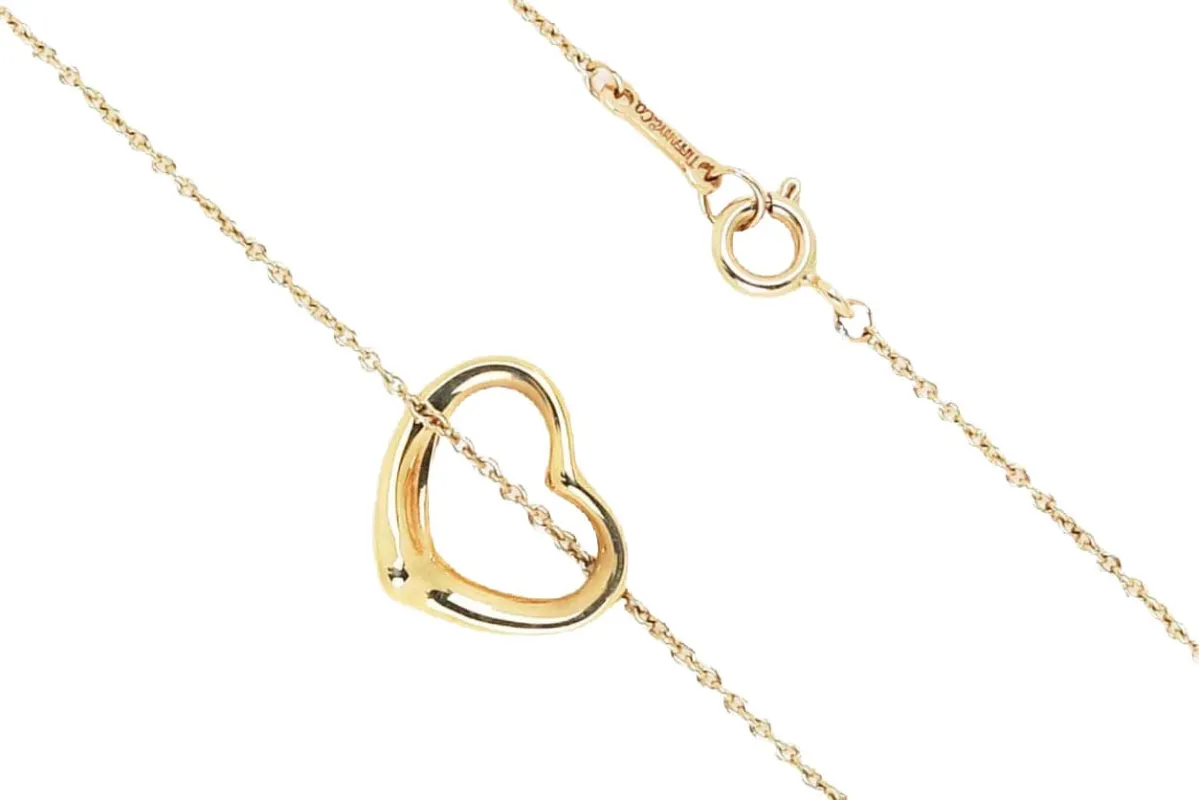 Collier Cœur Ouvert Elsa Peretti - Or Jaune sold by 58 Facettes