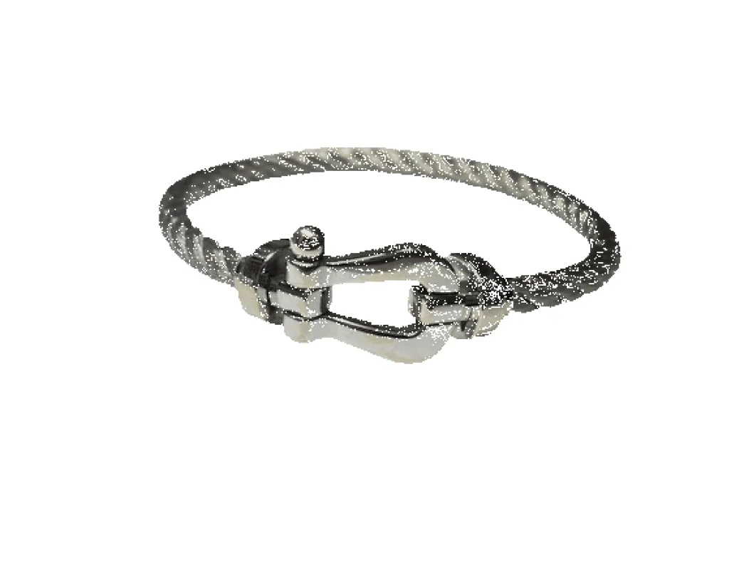 FRED - Bracelet force 10 GM en or blanc et acier sold by 58 Facettes