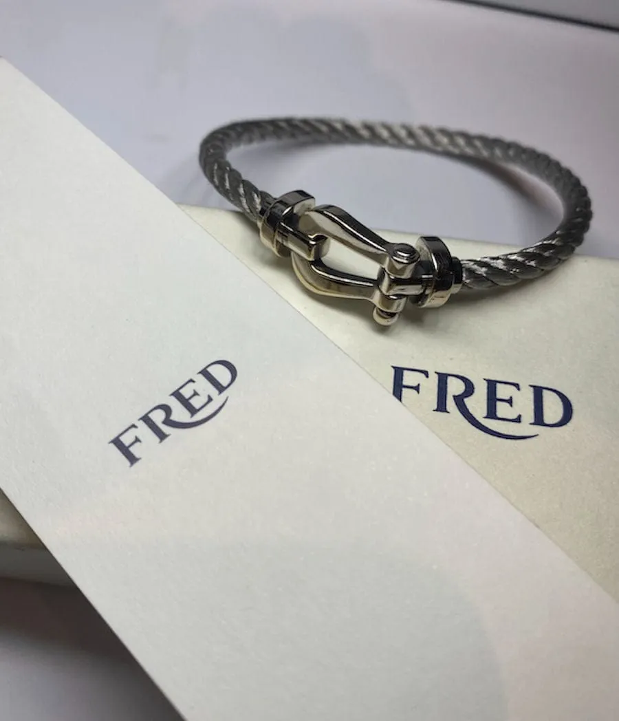 FRED - Bracelet force 10 GM en or blanc et acier sold by 58 Facettes product image thumbnail 5