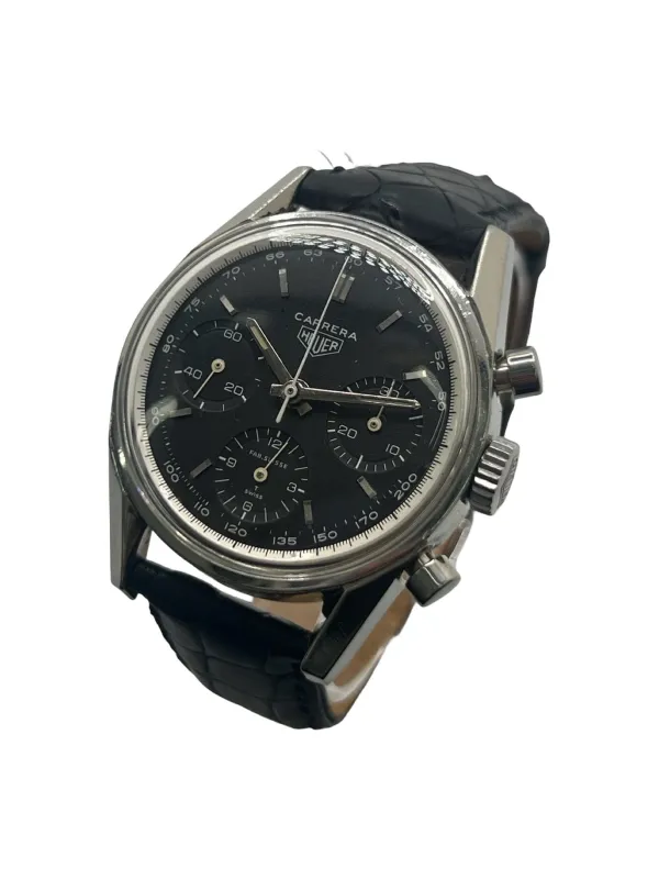 Heuer Carrera 2447 NT 1ère exécution sold by 58 Facettes