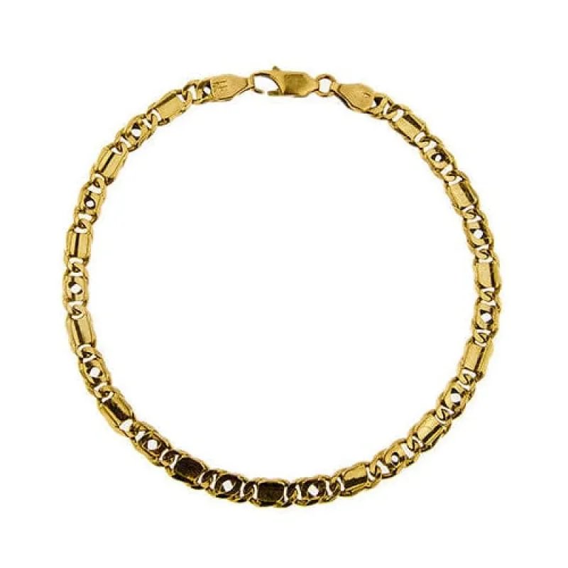 Bracelet homme en maille œil d'oiseau sold by 58 Facettes