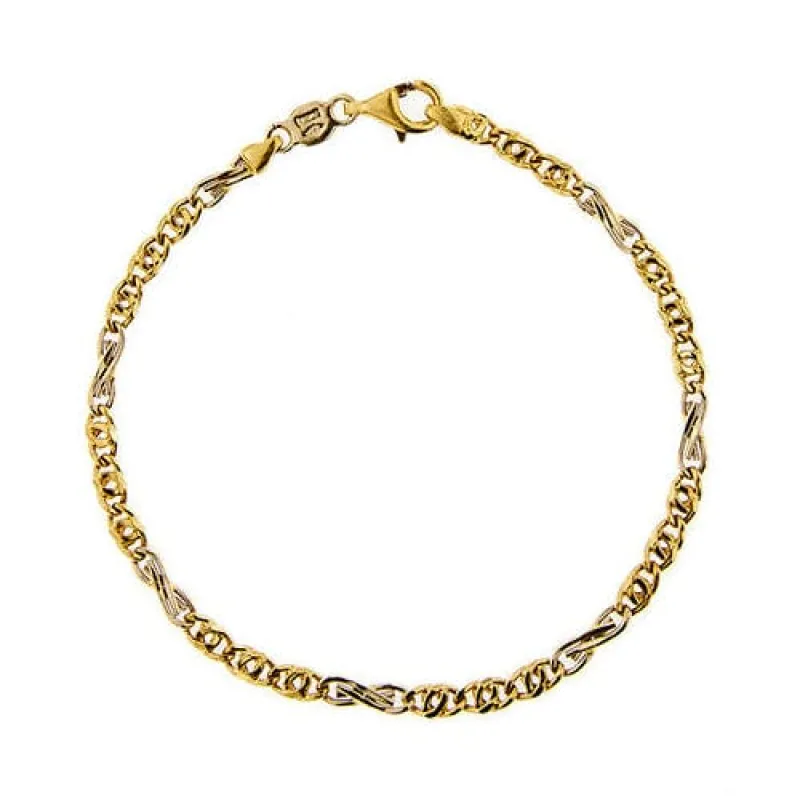 Bracelet homme en maille œil de perdrix sold by 58 Facettes