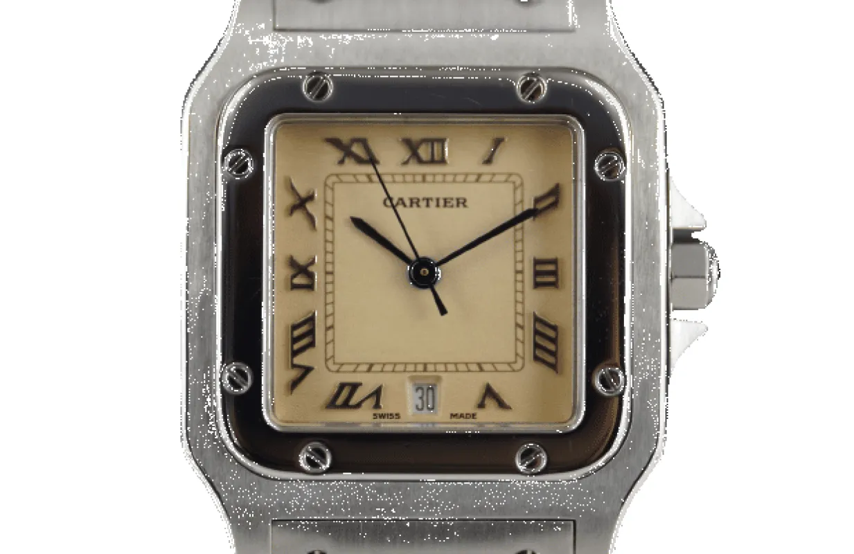 CARTIER - Montre Santos Galbée 1564 sold by 58 Facettes