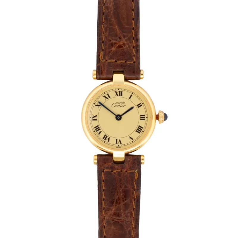 Cartier Must Vendôme - Lemon roman dial - SM sold by 58 Facettes