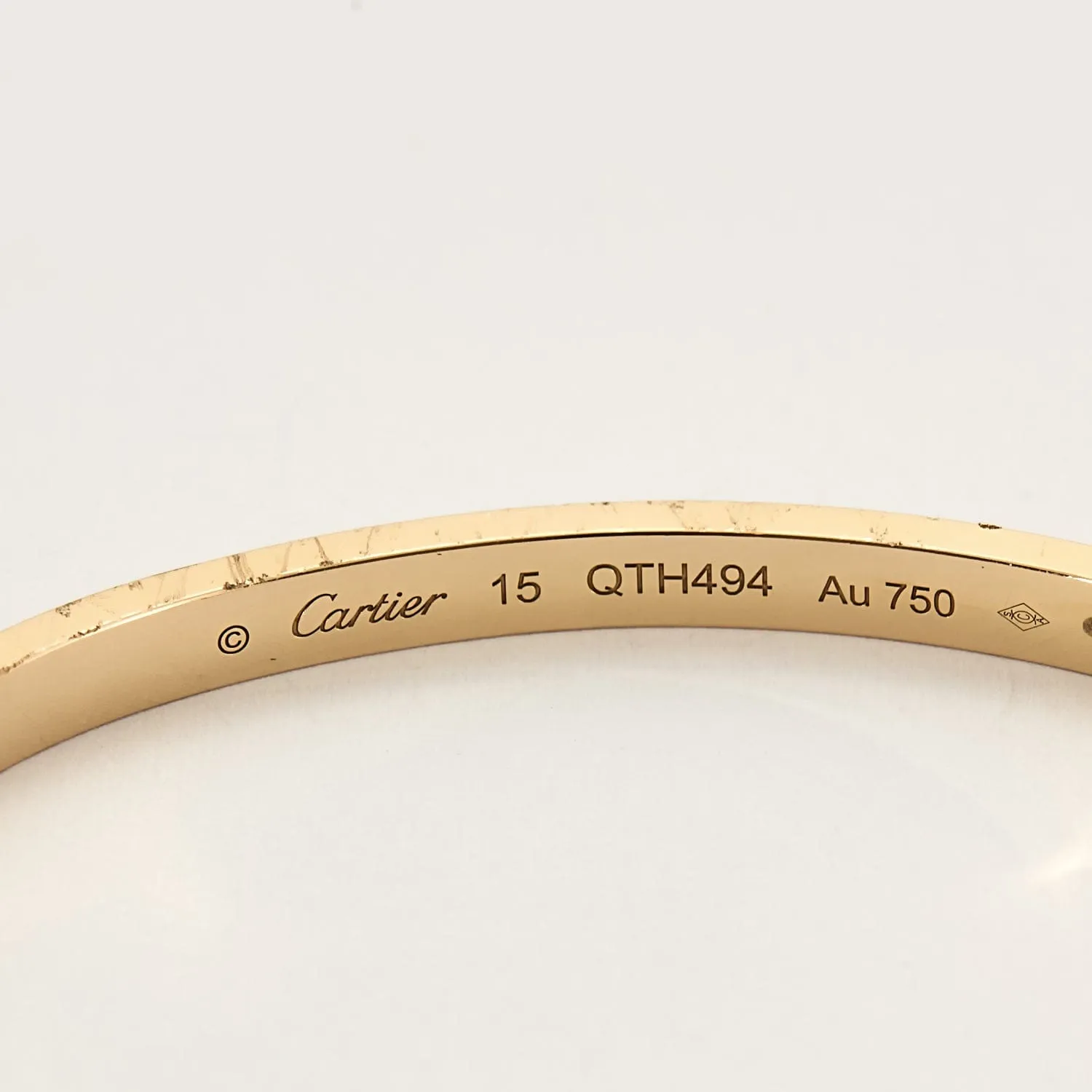 Cartier - LOVE - Petit modèle - Bracelet en or rose et diamants sold by 58 Facettes product image thumbnail 3