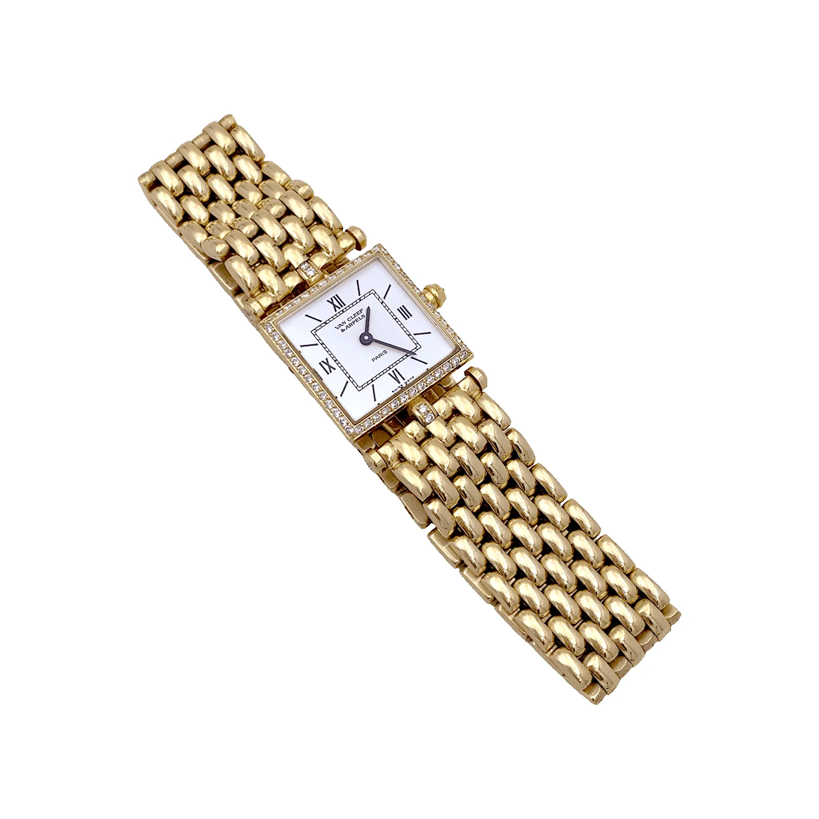 Montre Van Cleef & Arpels, "Classique", or jaune et diamants. sold by 58 Facettes product image thumbnail 2