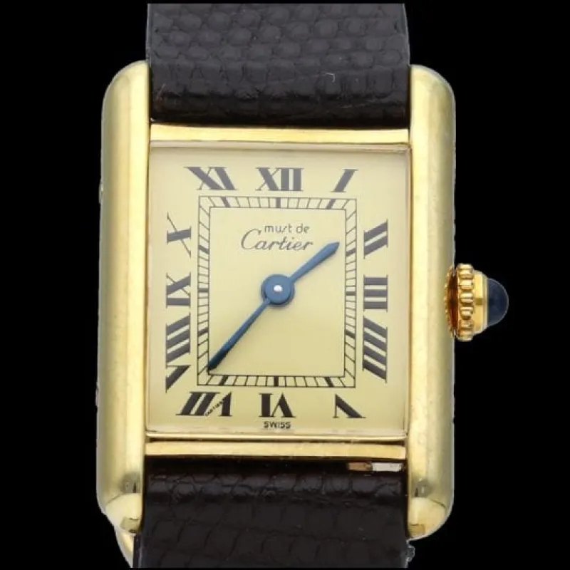 Cartier Montre Tank Vermeil sold by 58 Facettes