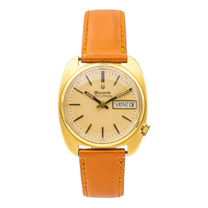 Bulova Montre Accutron Or jaune, Plaqué or sold by 58 Facettes