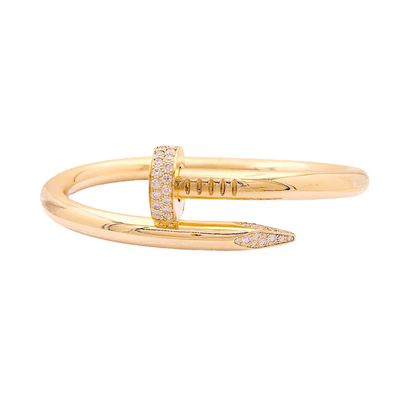 Bracelet Cartier, "Juste un clou", or jaune, diamants. sold by 58 Facettes