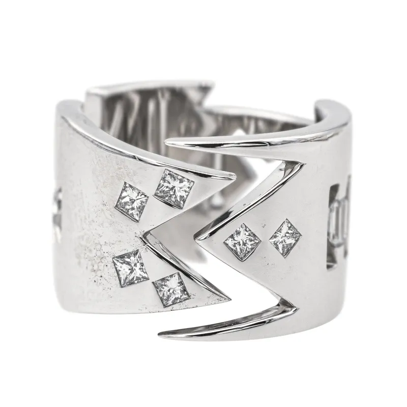 Bague Or blanc Diamant sold by 58 Facettes