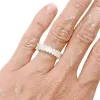 Alliance tour complet, diamants baguettes. sold by 58 Facettes