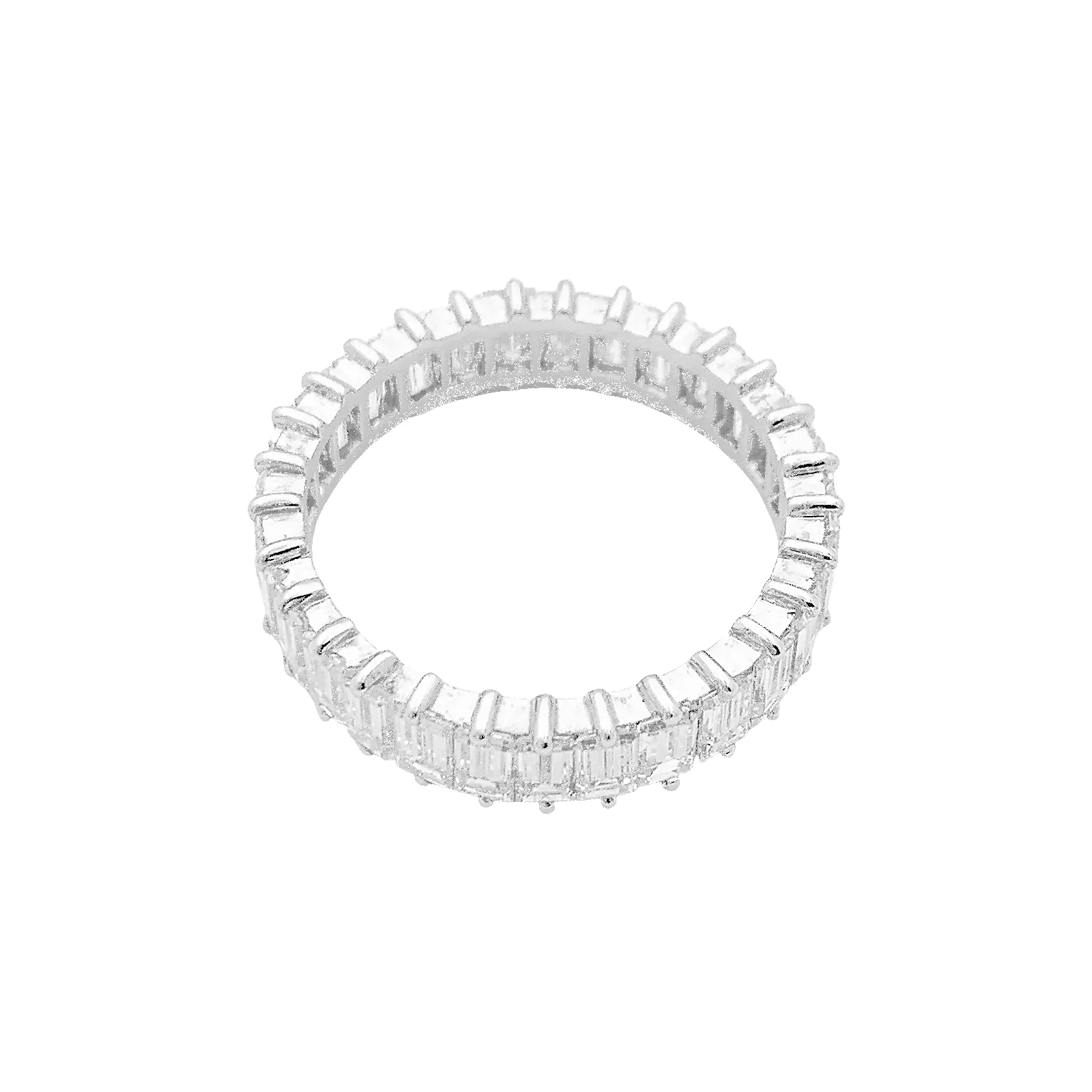 Alliance tour complet, diamants baguettes. sold by 58 Facettes product image thumbnail 3