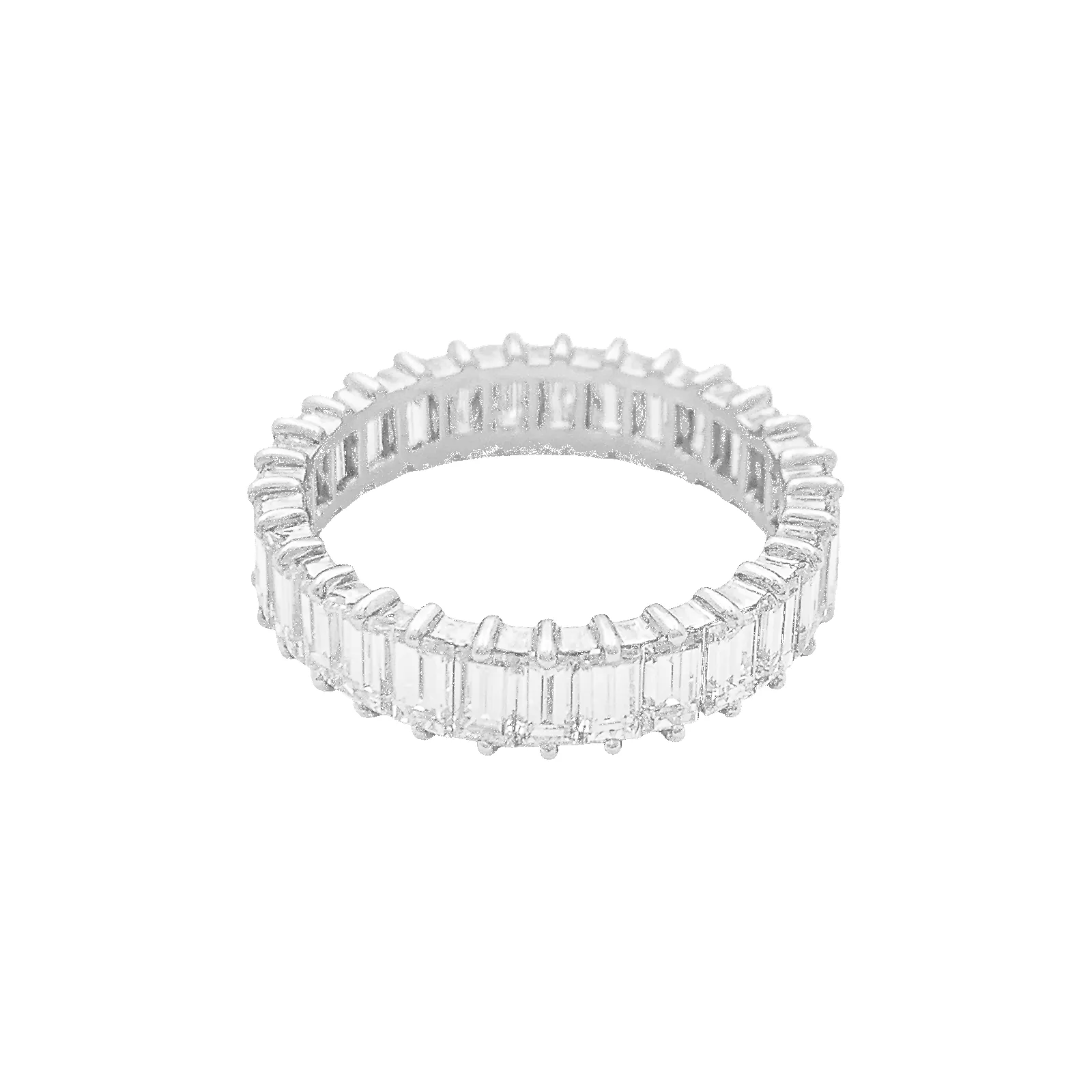 Alliance tour complet, diamants baguettes. sold by 58 Facettes product image thumbnail 4