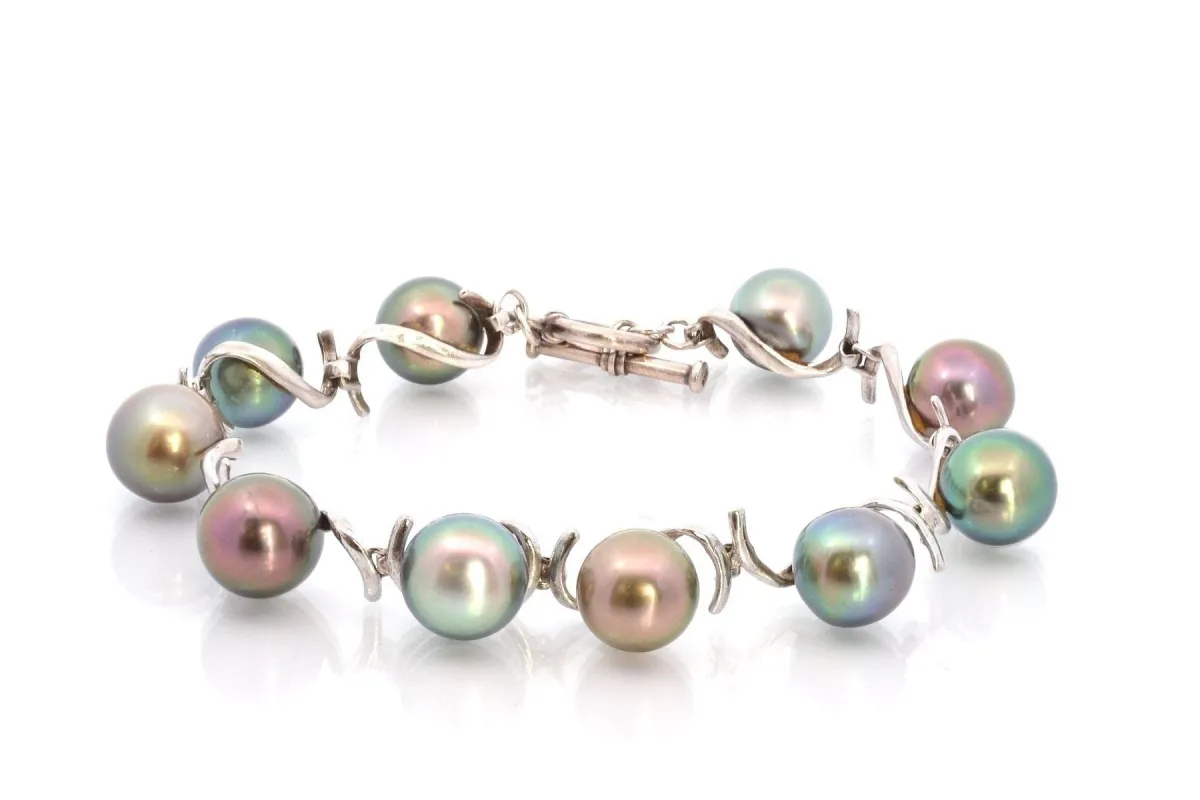 Bracelet perles de culture de Tahiti sold by 58 Facettes
