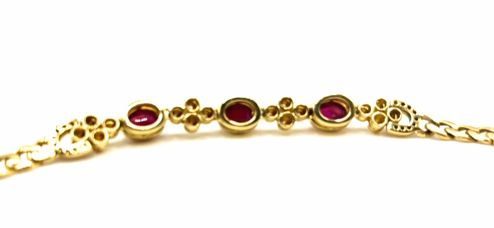 Bracelet Rubis cabochons et diamants sold by 58 Facettes