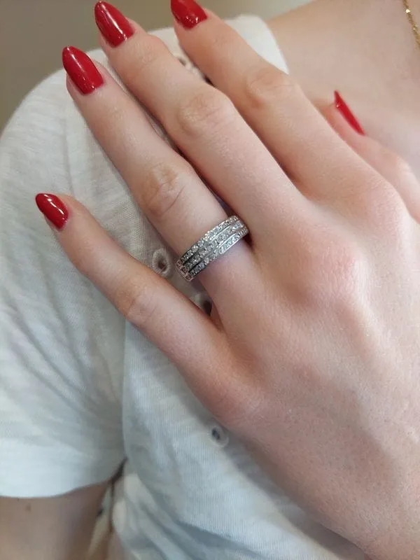 BAGUE PAVAGE DIAMANTS sold by 58 Facettes product image thumbnail 2