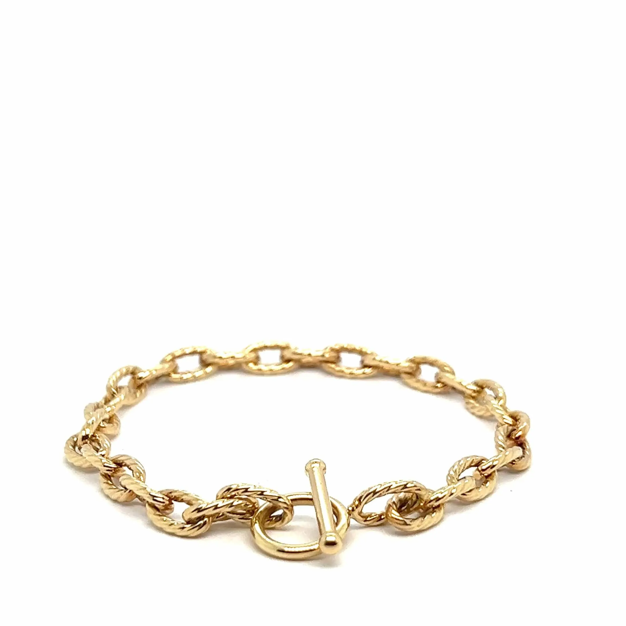 Bracelet chaîne en or jaune sold by 58 Facettes product image thumbnail 3