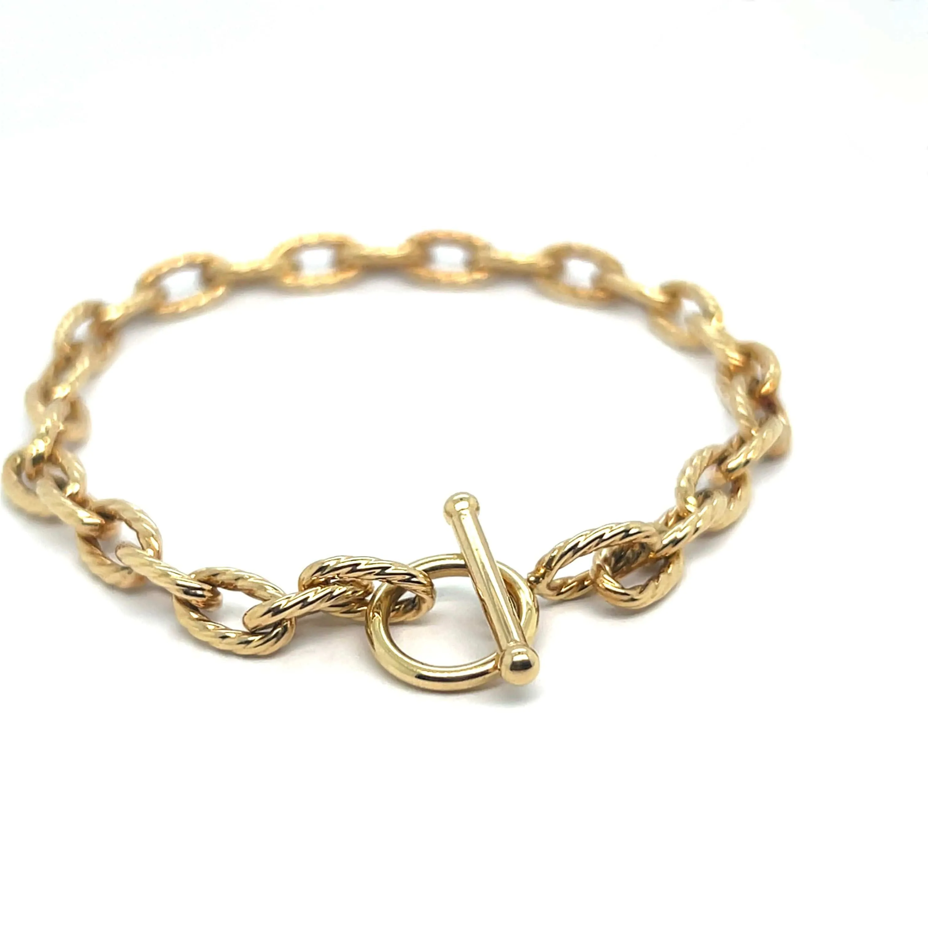 Bracelet chaîne en or jaune sold by 58 Facettes