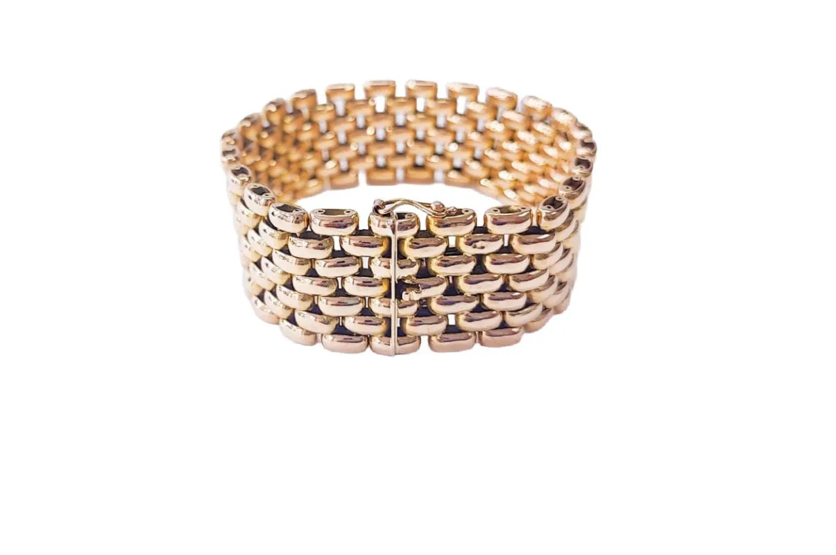 Bracelet manchette grain de riz sold by 58 Facettes