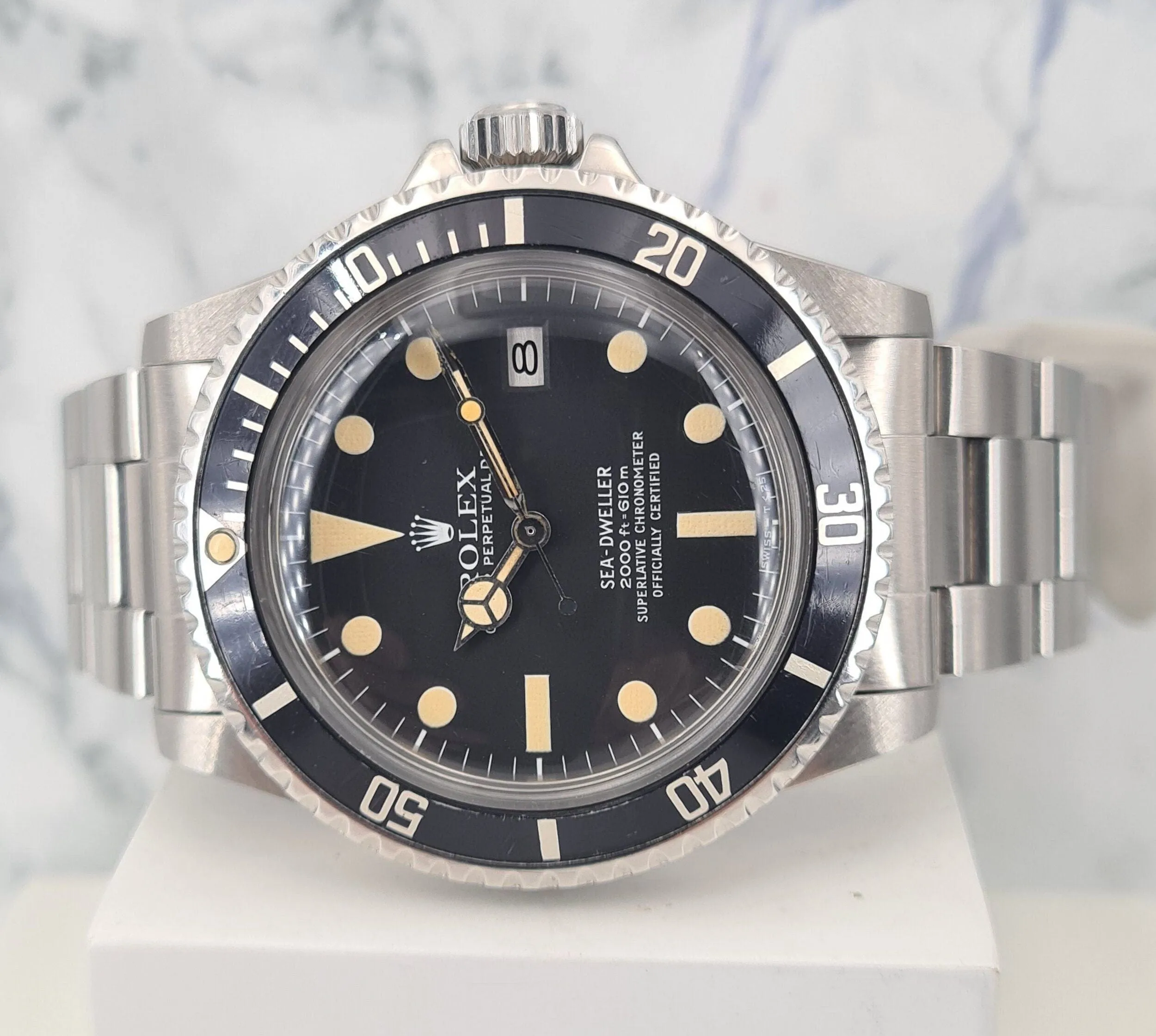 ROLEX Sea-Dweller « Great White » MK1 sold by 58 Facettes product image thumbnail 4