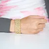 Large bracelet tressé en or jaune sold by 58 Facettes