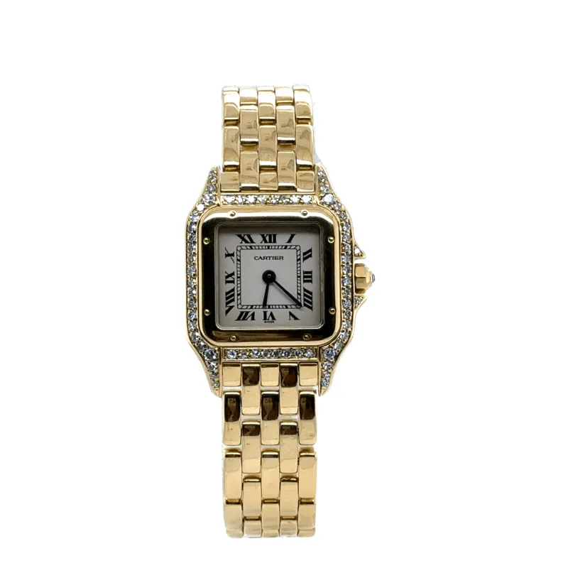 CARTIER - Montre Panthère Or jaune et Diamants sold by 58 Facettes