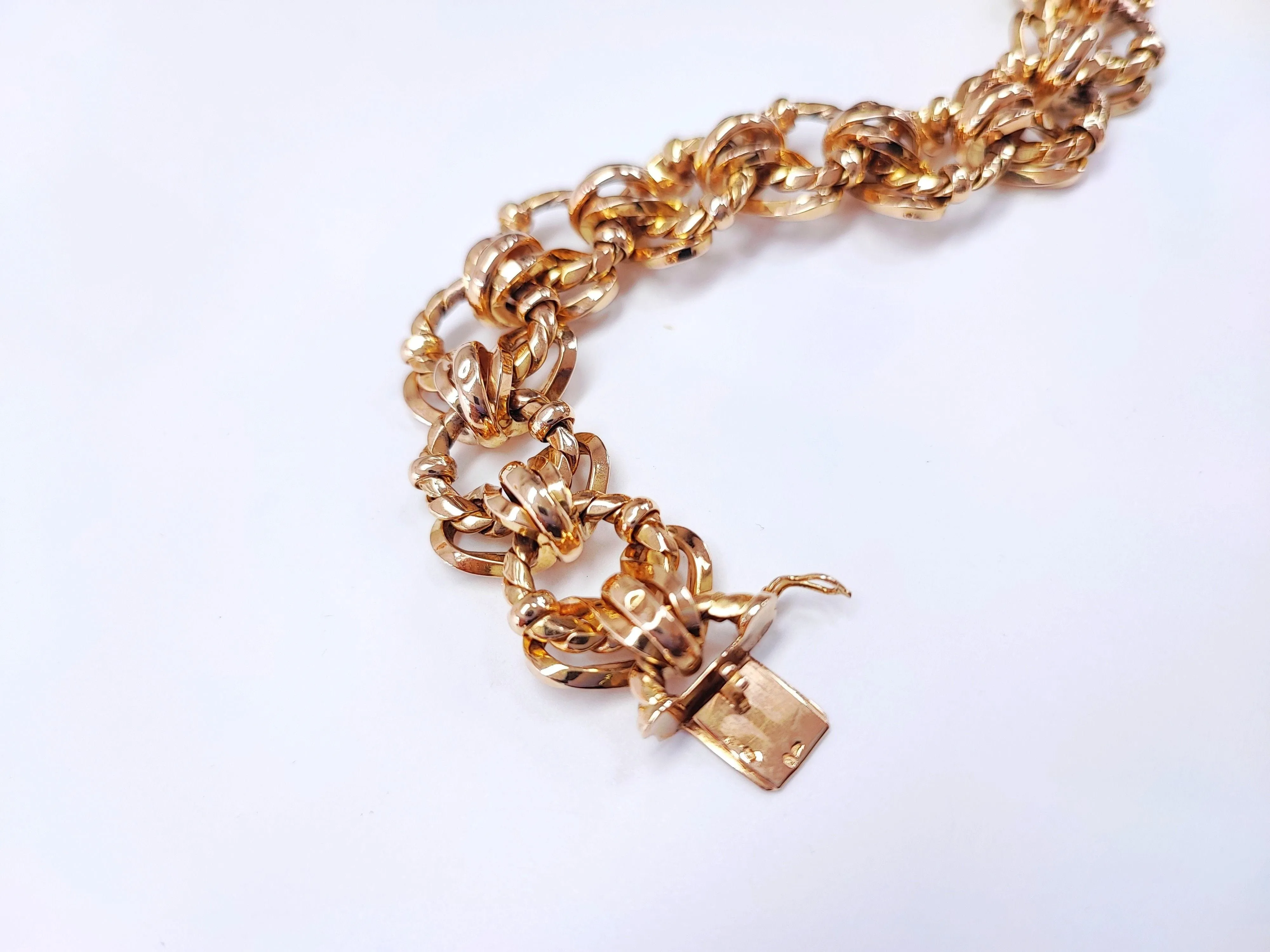 Bracelet or rose maille américaine sold by 58 Facettes product image thumbnail 4
